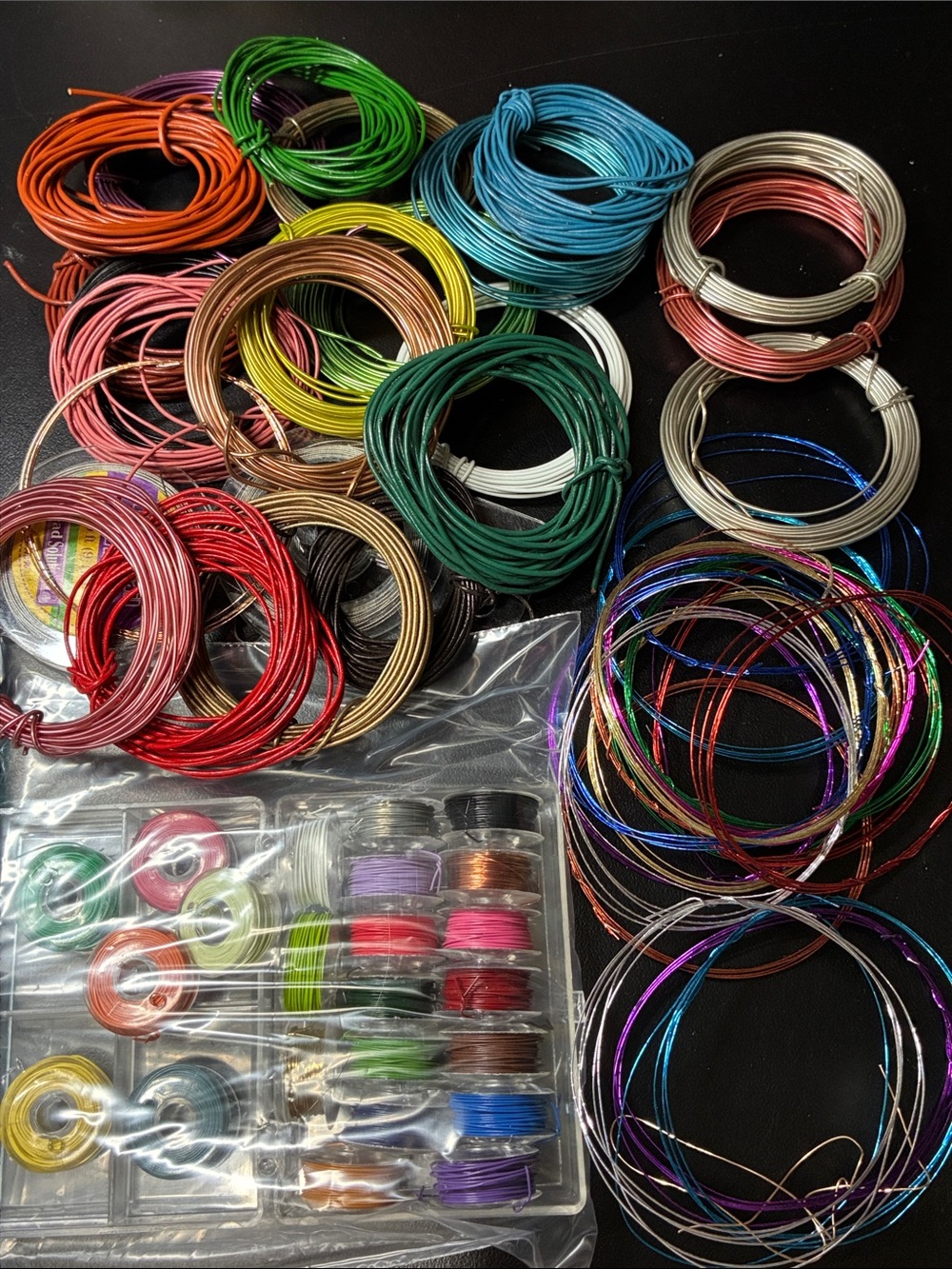 Assorted Colored Craft Wire Spools - Multicolor